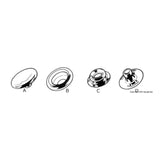 Osculati Snap Buttons A+B 10.301.11 - 1 pack of 1000 pieces 10.301.11