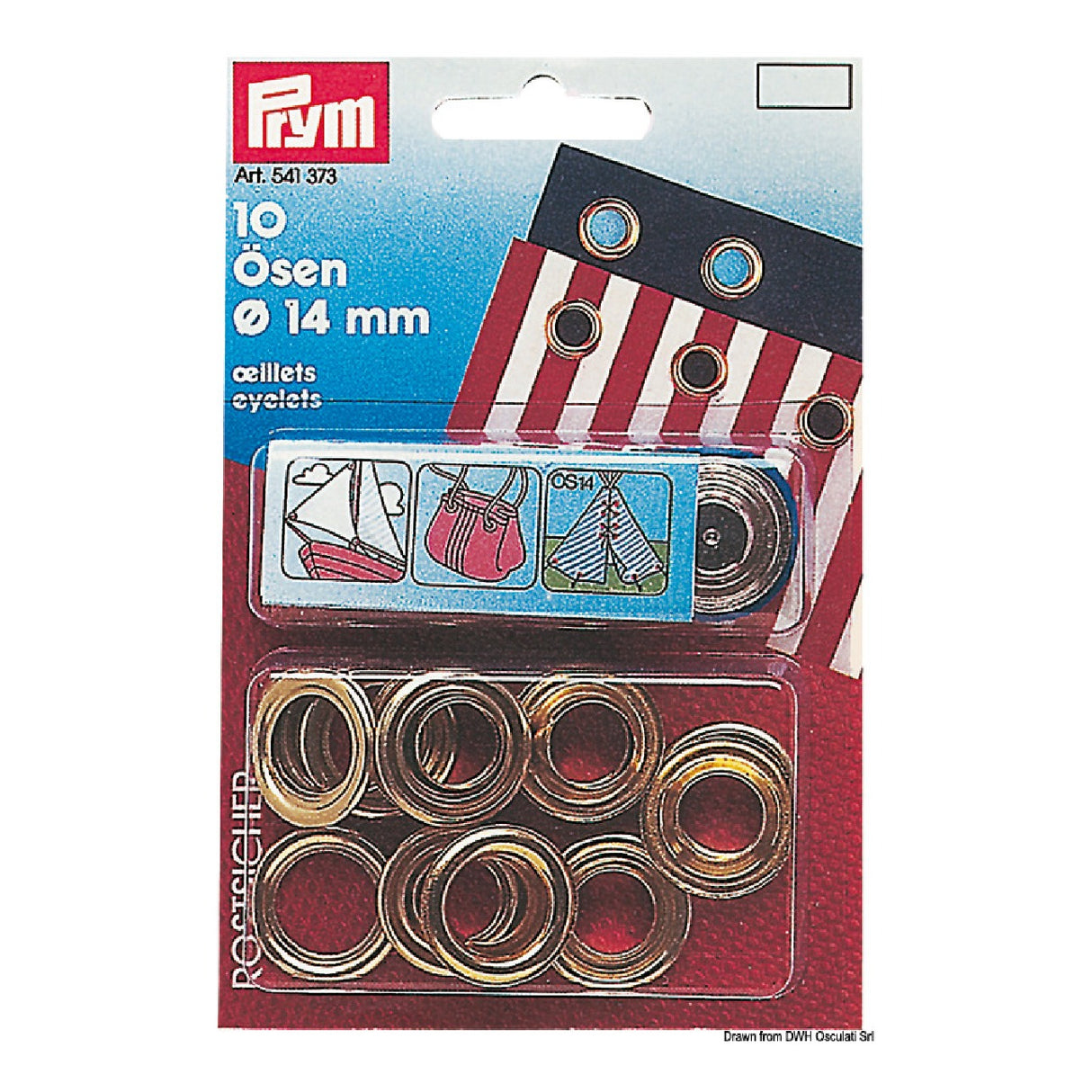 Osculati Serie di occhioli in ottone 10.372.05