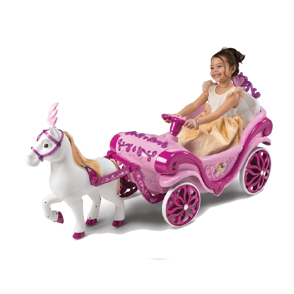 Disney Carrozza elettrica per bambine con Cavallo Elettrica