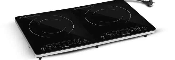 Cocina de inducción eléctrica portátil doble Brunner Hot Point Induction 58 x 37 cm