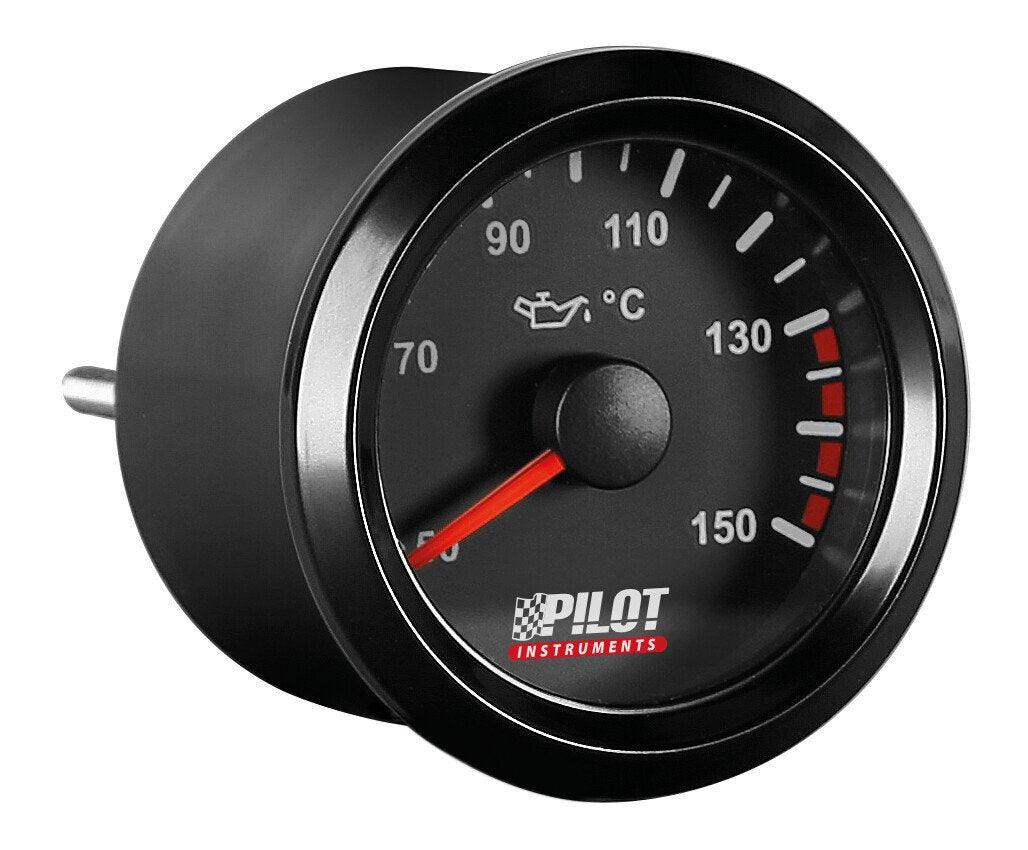 Pilot Black Analogue Gauge Series, Temperatura olio -  2 (52 mm)