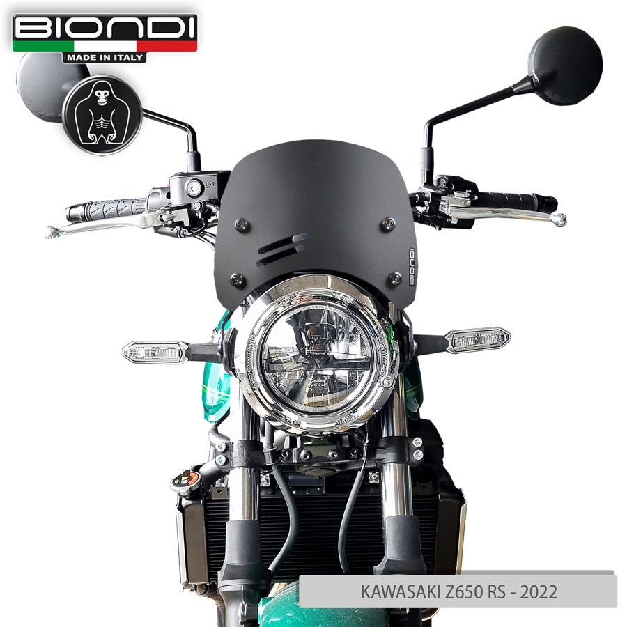 Biondi Cupolino Caffè Nero Satinato Kawasaki Z650 RS / Triumph Scrambler Speed Twin