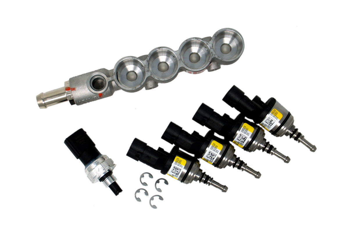 BRC rail iniettore 4 cilindri IN03 MY09 incl. sensore pressione, giallo