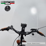 Biondi Universal Windshield for Bikes and Electric Bikes, Transparent