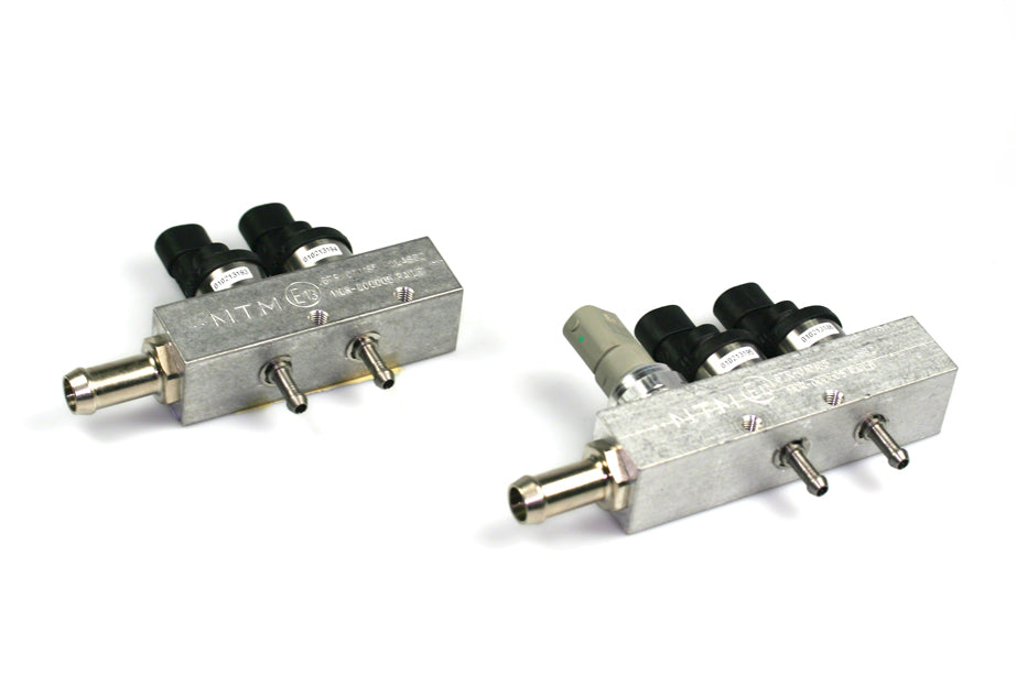 BRC rail iniettore 4 cilindri BOXER (2x2) IN03 incl. sensore pressione, arancione