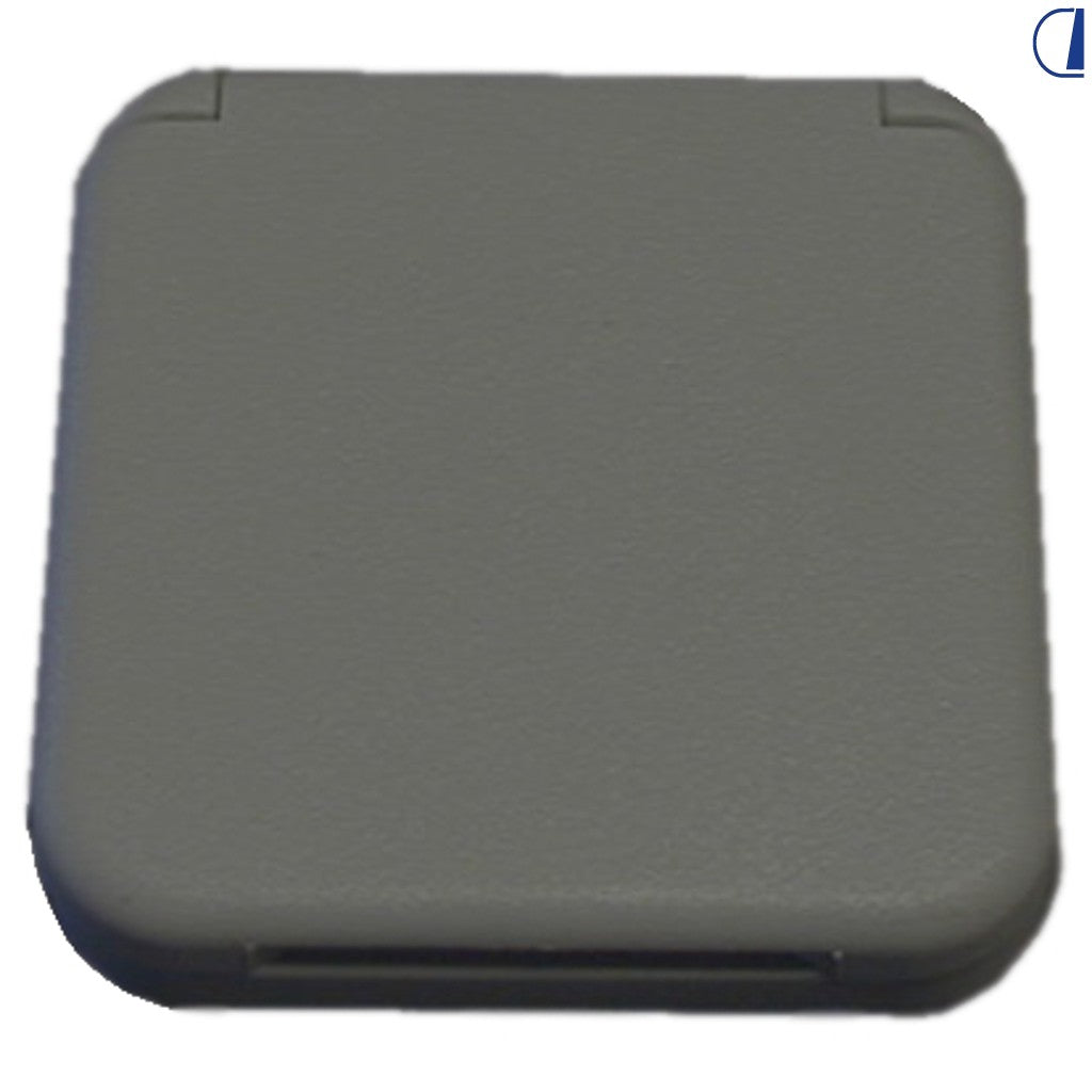 Di-Tec Coperchio grigio scuro per presa elettrica quadrata
