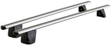 Cora DeltaAlu silver XL roof rack with feet
