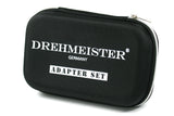 DREHMEISTER kit adattatore in valigetta per bombole di gas (M12/lungo)