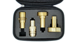 DREHMEISTER kit adattatore in valigetta per bombole di gas (M16/lungo)