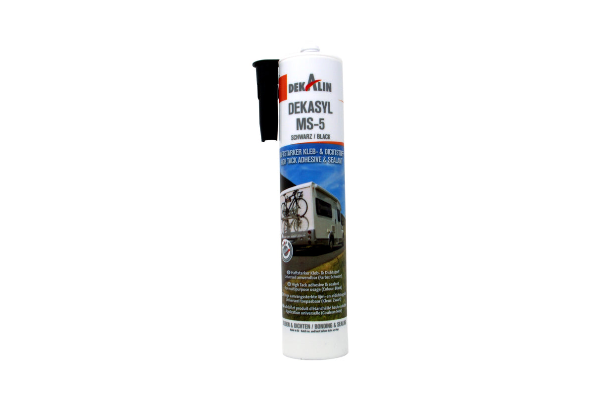 Dekalin DEKAsyl MS 5 potente adesivo polimero modificato al silano 290 mL (nero)