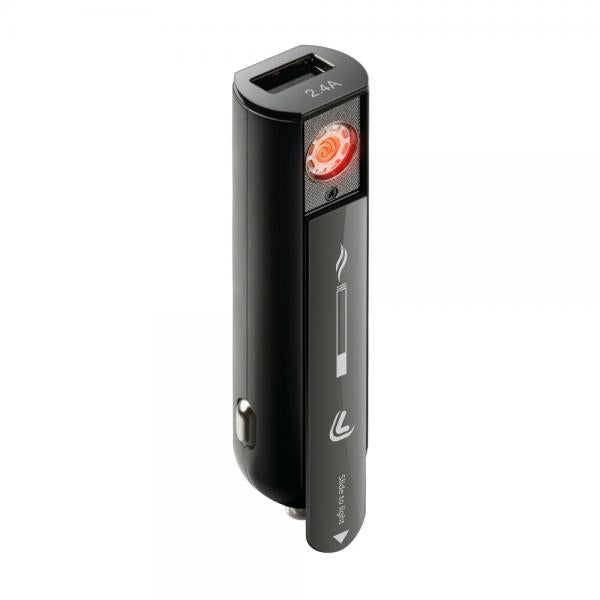 Cargador USB de plasma para encendedor eléctrico (carga rápida, 2100 mA, 12/24 V, 38825) 