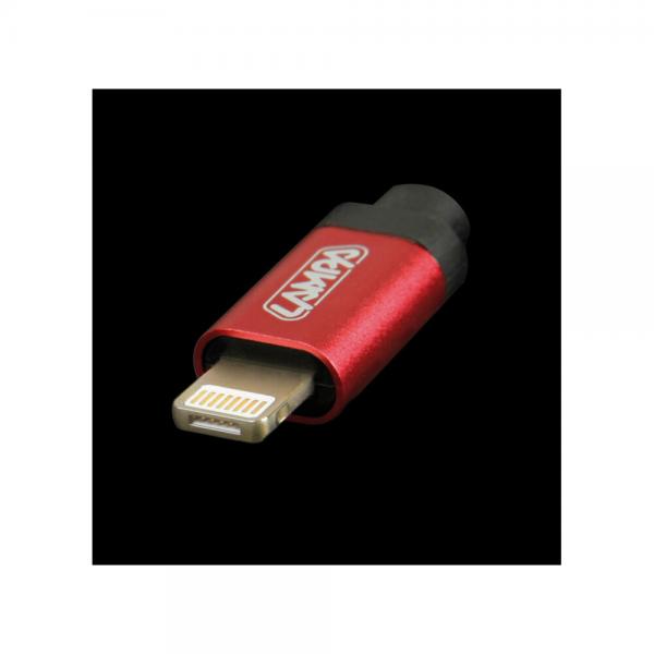 Cargador Apple de 8 pines/micro USB con 1 USB de carga rápida de 2500 mA, 12/24 V, 38842 