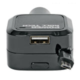 Cargador de batería micro USB con 1 puerto USB - Carga rápida - 3100 mA - 12/24 V 38875 