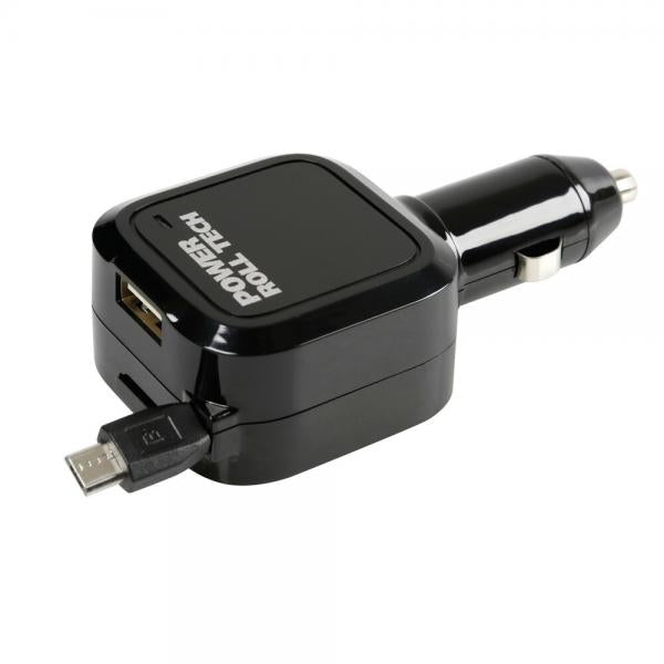 Cargador de batería micro USB con 1 puerto USB - Carga rápida - 3100 mA - 12/24 V 38875 