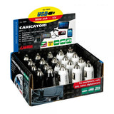 Lámpara de visualización 20 uds - 1 puerto USB Cargador - 1000 mA - 12/24V 38950 