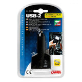 Lamp Charger 2 USB ports - 1500 mA - 12/24V 