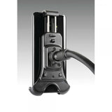 Lampa Power Holder, Phone Holder with Dual USB Charger, 12/24V 