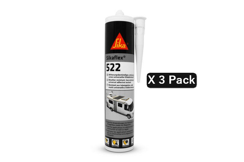 Sikaflex -522 blanco C25 - 300 ml PAQUETE DE 3