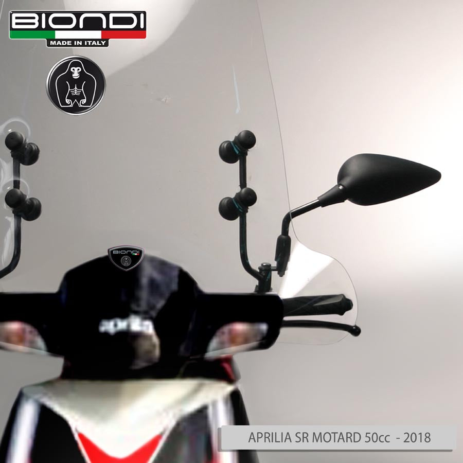 Biondi Kit Attacchi Parabrezza Aprilia SR Motard 50 cc. 2018-2020