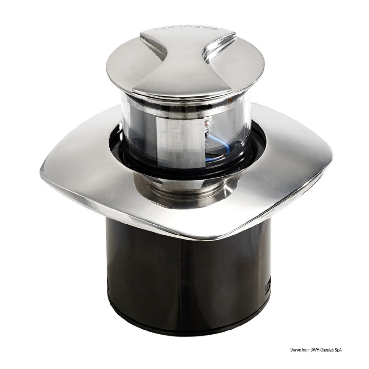 Osculati Borea einziehbare LED-Navigationslichter, für Rümpfe bis 20 m 11.053.05