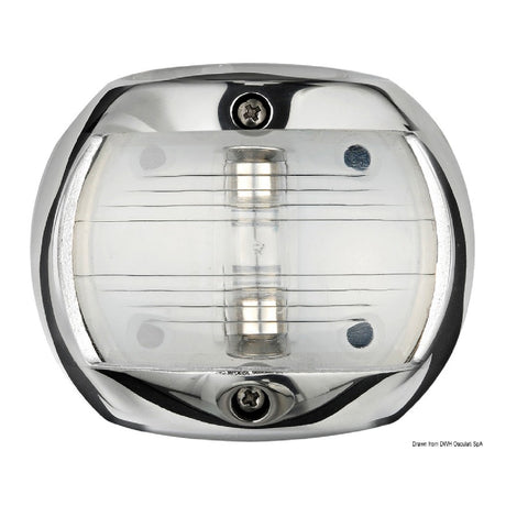 Osculati Compact 12 navigation lights in mirror-polished AISI 316 11.406.01
