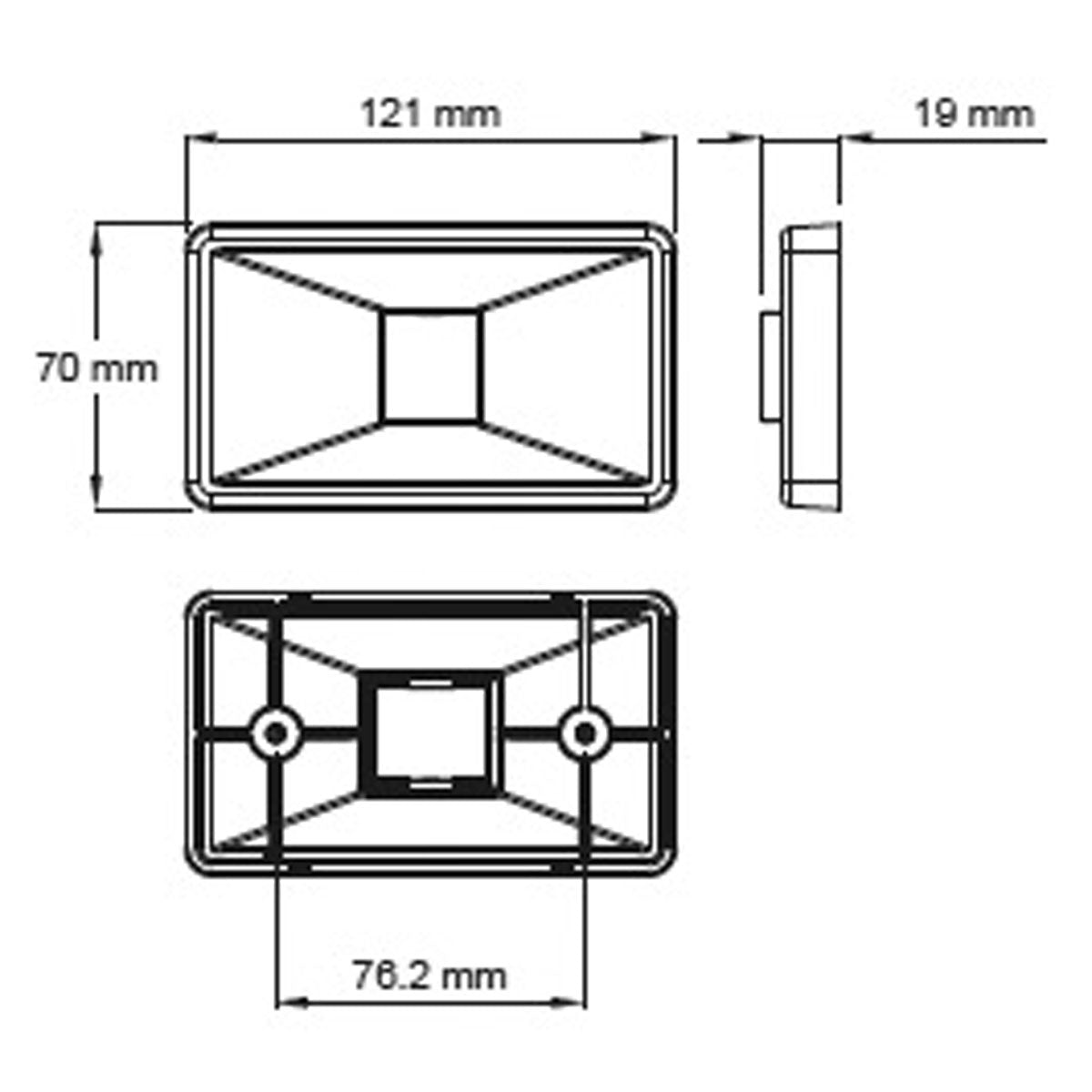 Trem Luce di via specchio di poppa al led L4432172