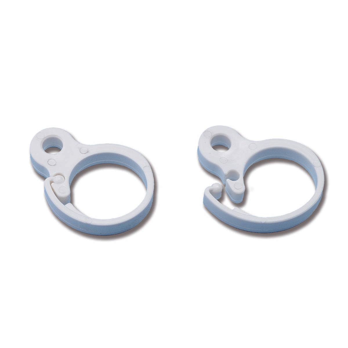 Trem Clips per fissaggio bandiere Foro diametro mm 18 Foro diametro mm 18 2 pz