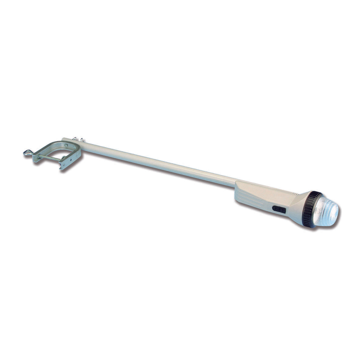 Trem Fanale bianco 360 gradi su asta 66 cm. con morsetto