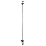 Poste para faro halógeno Trem de 360 ​​grados, extraíble, negro, altura 1000 mm