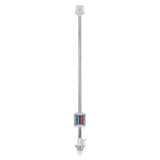 Trem 360/225 Grad Halogen ausziehbarer Combi Flachlichtmast, weiß, Höhe 1000 mm
