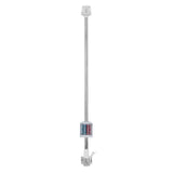 Trem 360/225 degree halogen wall mounted Combi light pole, white, H 1000 mm