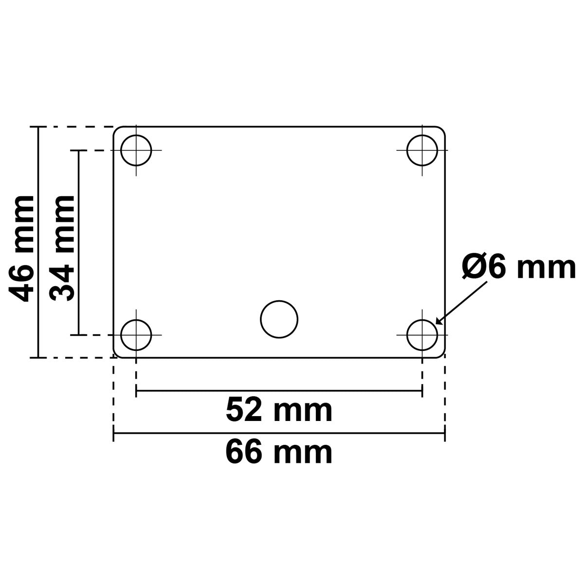 Trem Asta fanale 360/225 gradi alogena estraibile parete Combi bianco H mm 1000