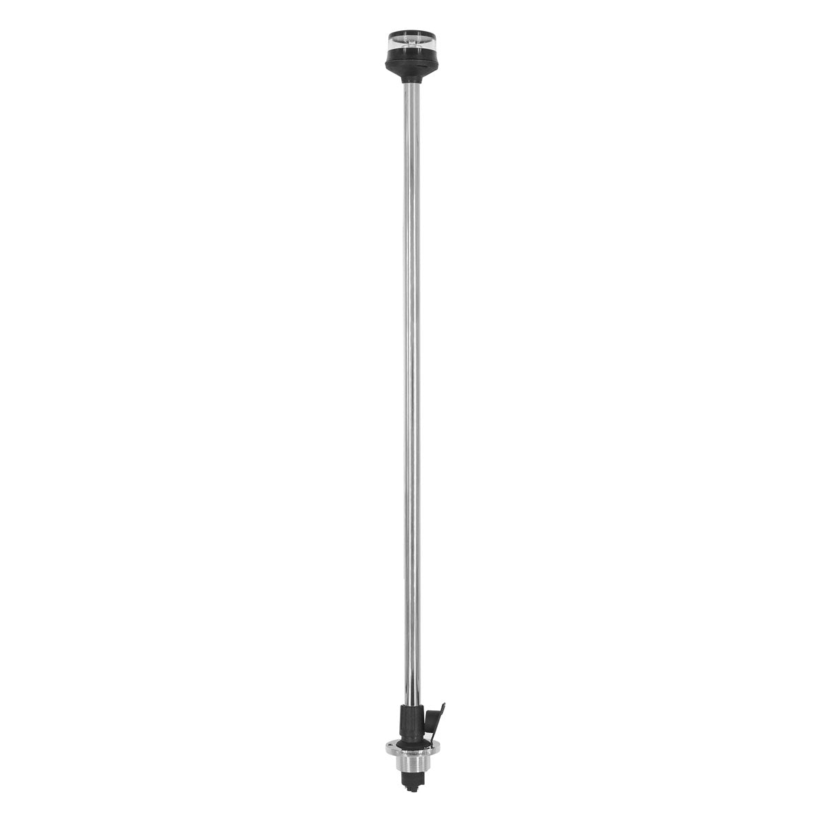 Lámpara LED PRO LED Pole con fijación plana Gemini 360 Negro H. 1000 mm