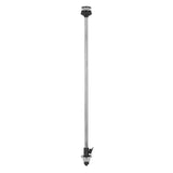 Lámpara LED PRO LED Pole con fijación plana Gemini 360 Negro H. 1000 mm
