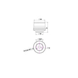 PRO LED Gemini 360 Schwarze LED-Ankerleuchte