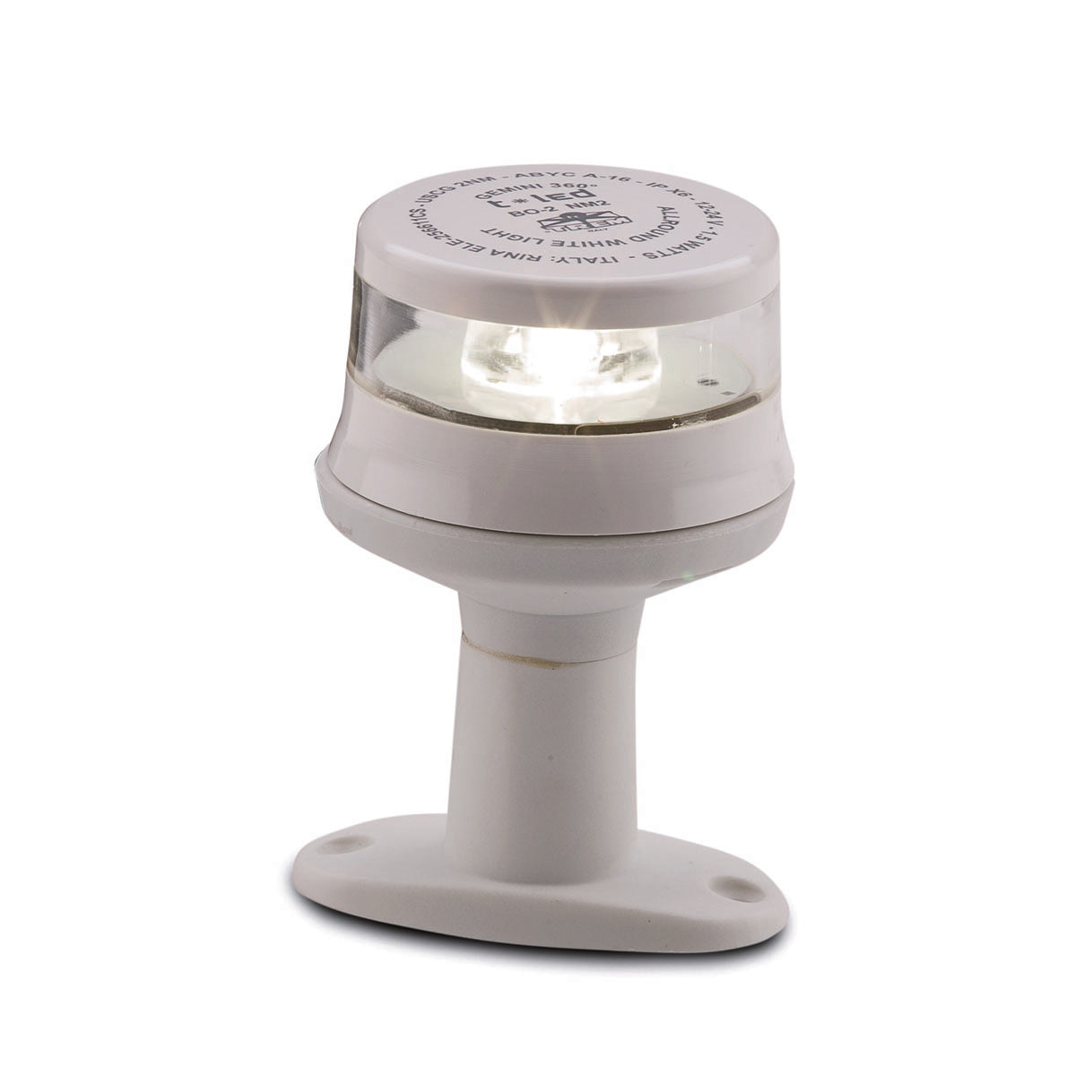Luz de fondeo LED PRO LED Gemini 360 Blanca H. 90 mm