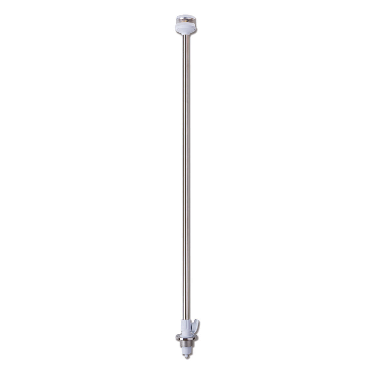 PRO LED-Mastleuchte mit Flachbefestigung Gemini 360 Weiß, Höhe 1000 mm