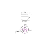 Luz de anclaje LED blanca PRO LED Gemini 360