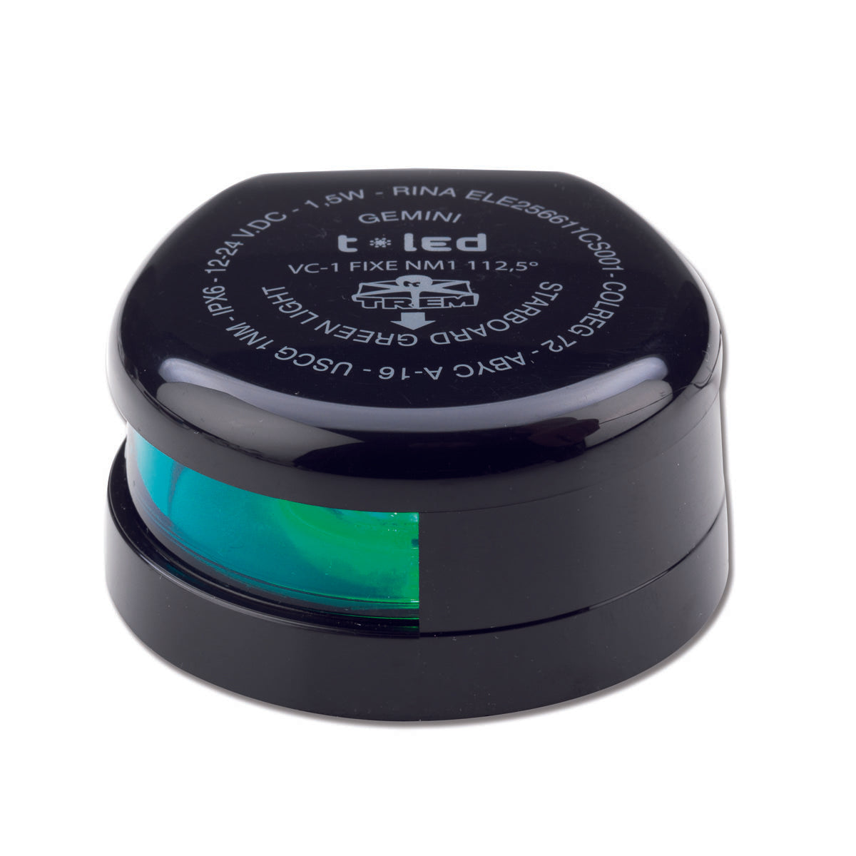 PRO LED-Serie Navigationslicht Gemini LED Schwarz Links Modell