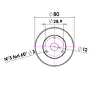 Luz de anclaje LED EASY LED 360° EASY LED blanca H 60 mm