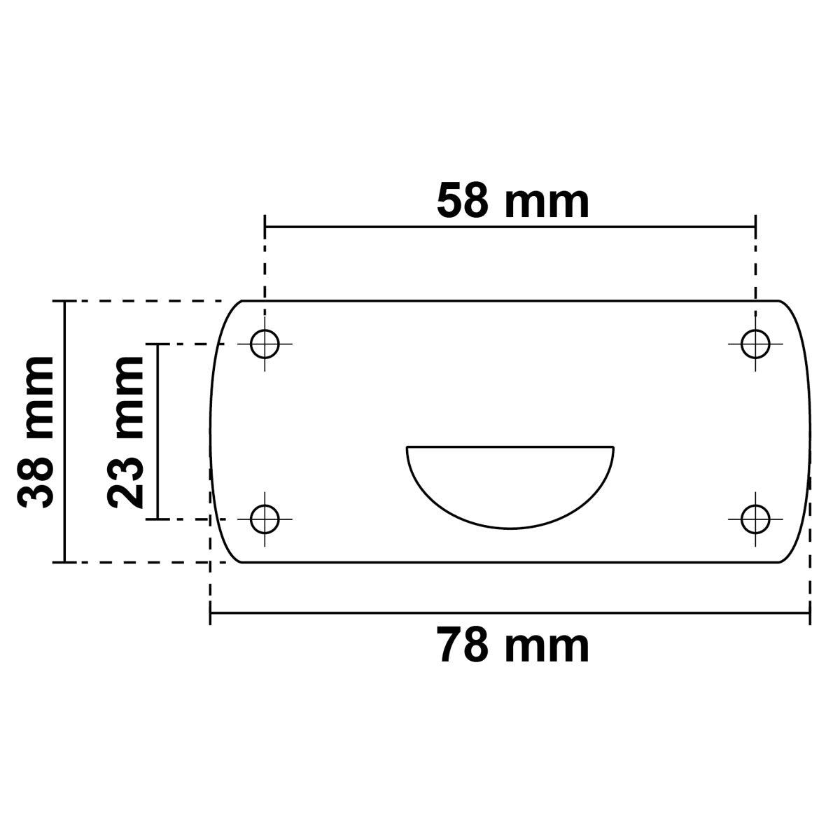 EASY LED Asta Fanale a led abbattibile EASY LED Bianco