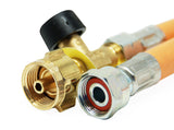Manguera de gas de alta presión Truma + protección contra rotura de manguera G.36 -> G.12 - 450 mm
