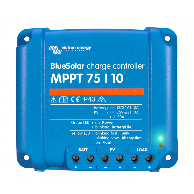 Victron Energy BlueSolar MPPT Solarladeregler 12/24V 10Ah