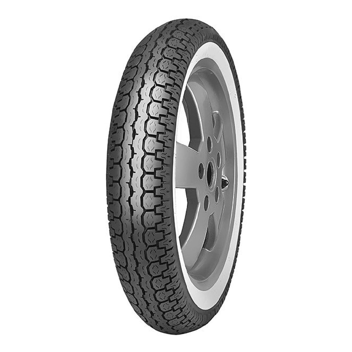 Mitas White Band Tire 3.00-10 MC12 TL 42J