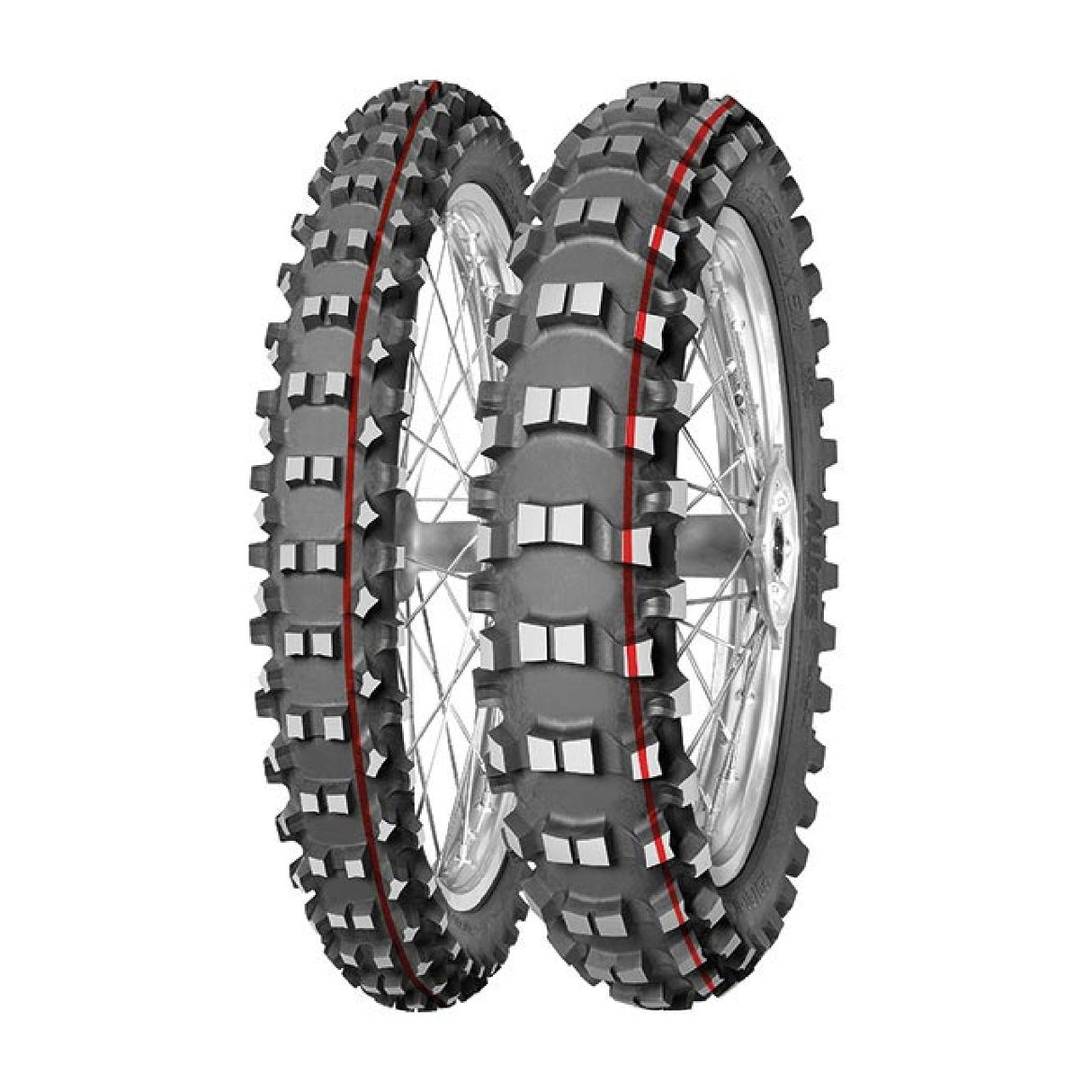 Mitas Pneumatico CROSS 110/90-19 TERRA FORCE TT 62M MESCOLA INTERMEDIA-ROSSA