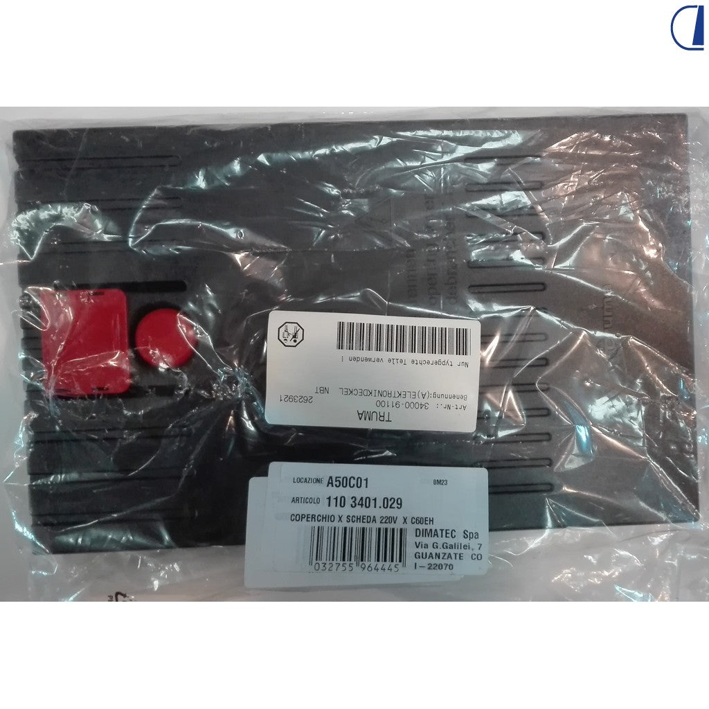 Coperchio scheda 220V per riscaldatore C60EH