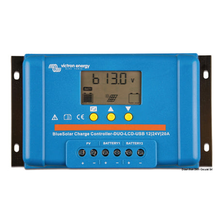 Victron Energy Regolatore di carica Blue Duo 20 - Solar per pannelli solari - AmerigoStore