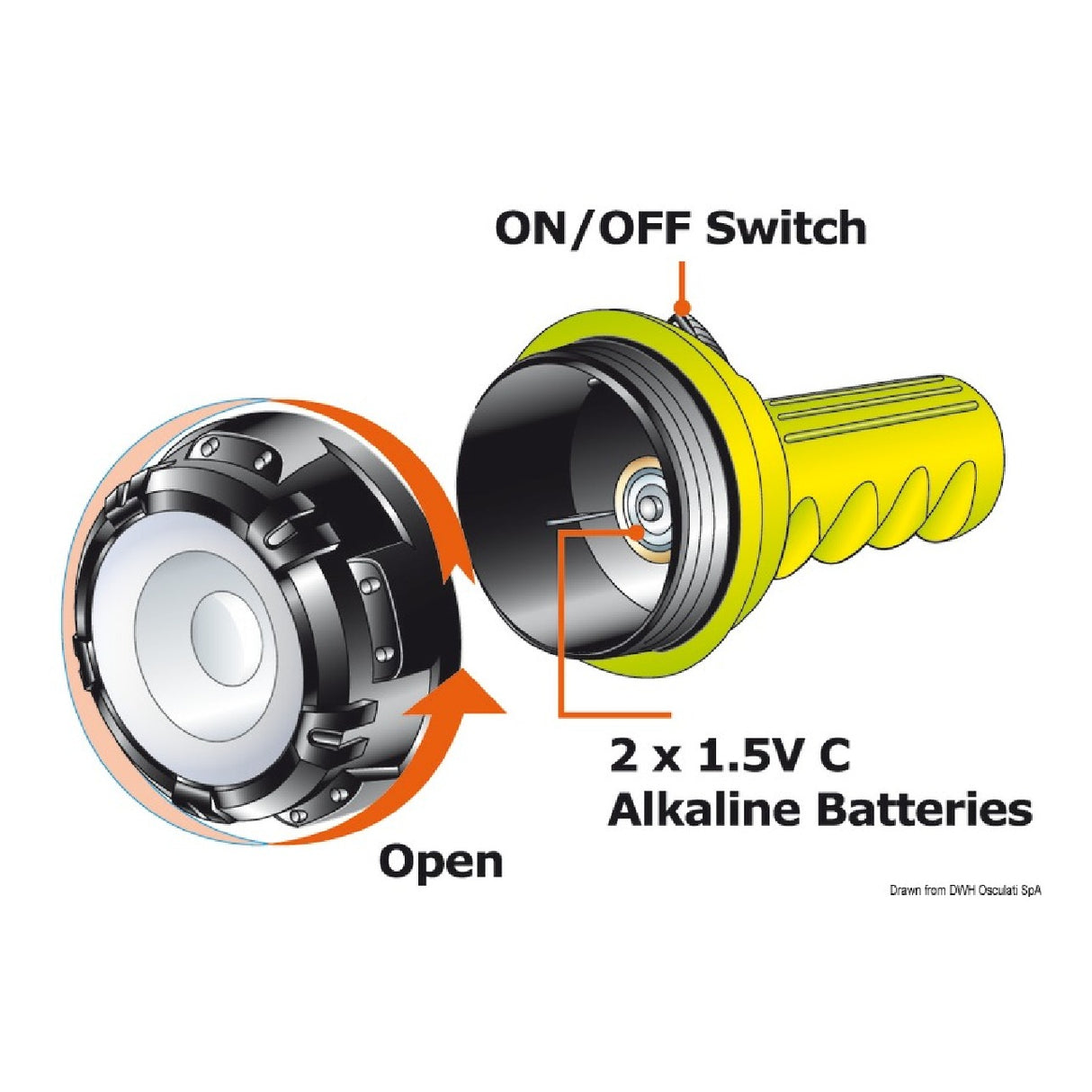 Osculati Torcia a LED subacquea Sub-Extreme 12.170.02