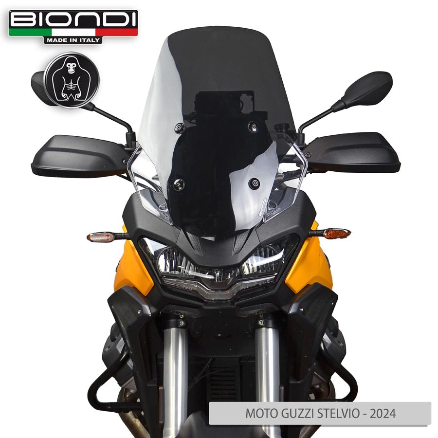 Biondi Cupolino Touring Fumé Scuro Moto Guzzi Stelvio 2024 +6 cm
