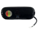 Aqualine 1-LED Ovale Unterwasserleuchte, Schwarz